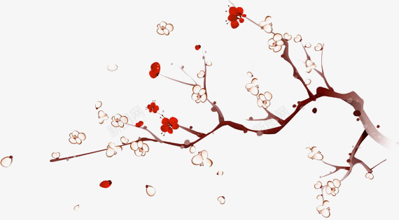 梅花png免抠素材_新图网 https://ixintu.com 寒冬 梅花 红梅