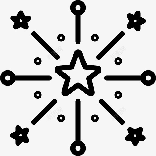 烟花图标png_新图网 https://ixintu.com 火箭 烟花 爆竹 爆竹庆祝 生日聚会