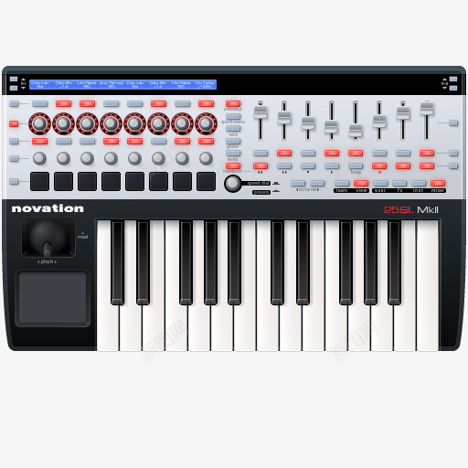 控制器键盘MIDI音乐创新SLpng免抠素材_新图网 https://ixintu.com Controler MIDI MK2 SL keyboard midi mk2 music novation sl 创新 控制器 键盘 音乐