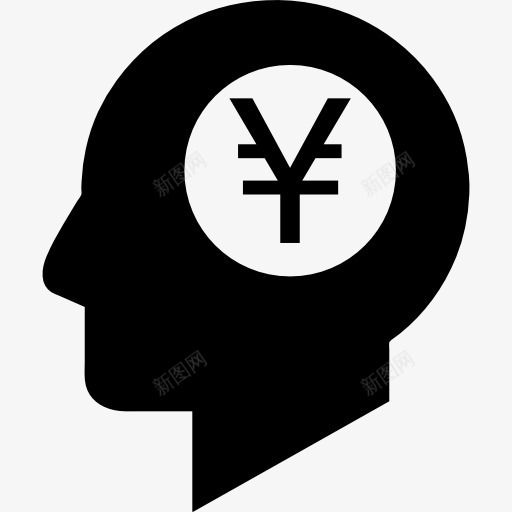 日元符号内头图标png_新图网 https://ixintu.com 企业 日元 日本的钱 用户 货币 钱 银行