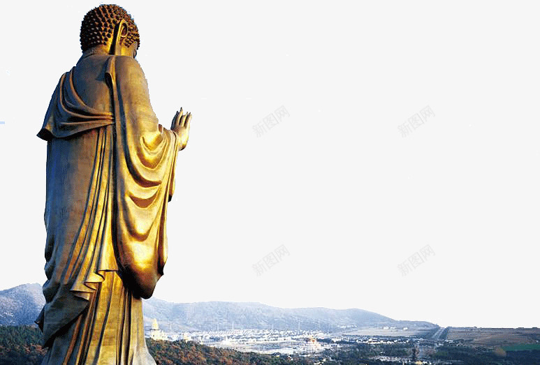 灵山大佛背影png免抠素材_新图网 https://ixintu.com 旅游景区 无锡灵山大佛 灵山大佛背影 著名景点