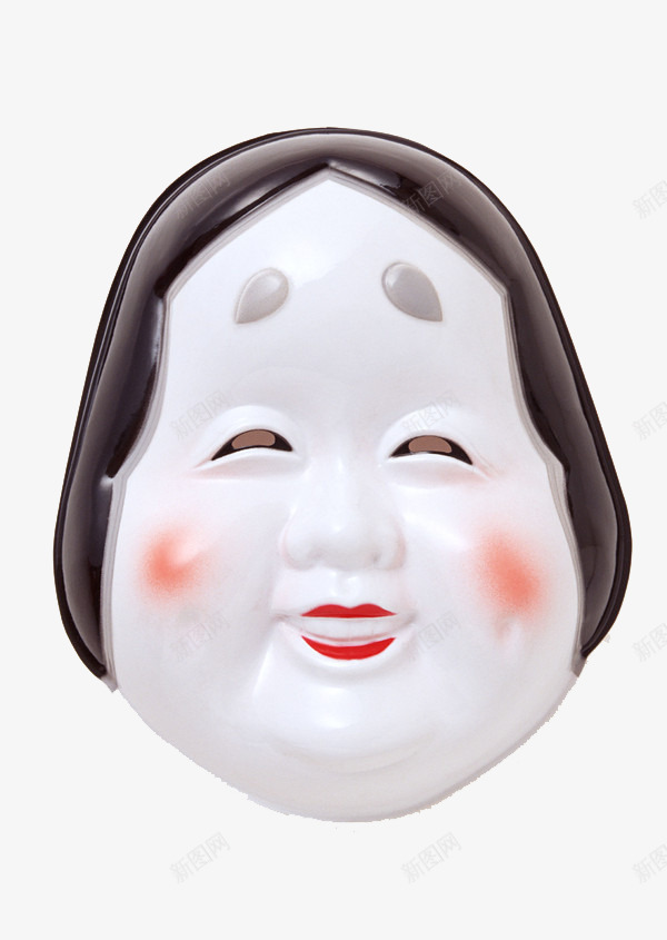 日本元素娃娃面具png免抠素材_新图网 https://ixintu.com 产品实物 元素 娃娃 日本 面具
