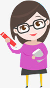 手绘卡通女教师教育png免抠素材_新图网 https://ixintu.com 卡通 图片 教师 教育