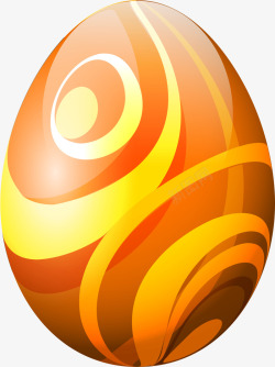 美丽彩蛋复活节黄色美丽彩蛋高清图片