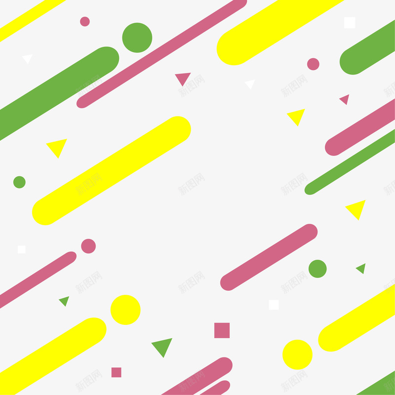 创意彩色孟菲斯图案矢量图ai免抠素材_新图网 https://ixintu.com 卡通彩色孟菲斯图案 孟菲斯图案 彩色线条装饰图案 潮流图案 矢量图