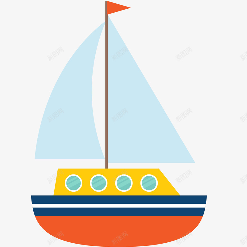 儿童玩具船卡通插画矢量图ai免抠素材_新图网 https://ixintu.com 儿童玩具船卡通插画 免抠PNG 卡通船 帆船 教育 海盗船 玩具 矢量图