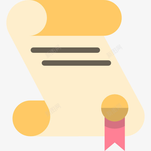 文凭图标png_新图网 https://ixintu.com 专利 合同 接口 教育 文凭 程度 证书