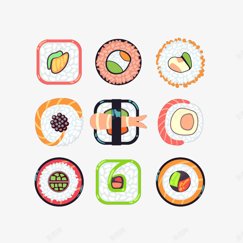 俯视蔬菜日本料理矢量图eps免抠素材_新图网 https://ixintu.com 俯视蔬菜 料理 日本 蔬菜 蔬菜俯视 矢量图