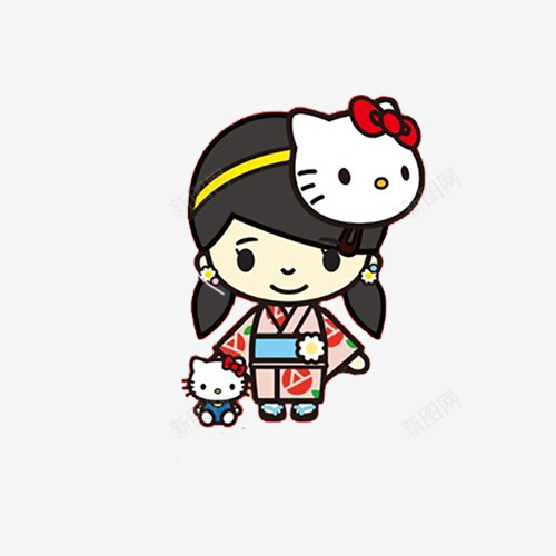 穿著日本和服的公仔png免抠素材_新图网 https://ixintu.com 公仔 可爱 和服 女孩 日本和服女