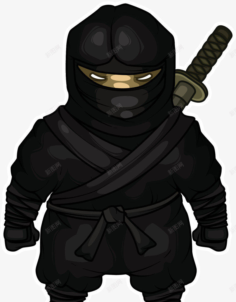 日本忍者特工png免抠素材_新图网 https://ixintu.com 东瀛 忍者 日本 武士 武士道 特工