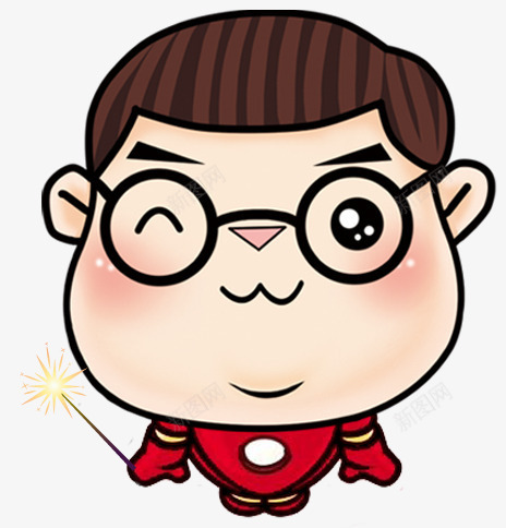 卡通小孩png免抠素材_新图网 https://ixintu.com 人物 人物插画 卡通人物 插画 放烟花