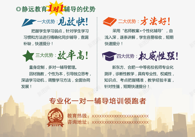 教育辅导psd免抠素材_新图网 https://ixintu.com 招生啦 教育 课程 辅导班