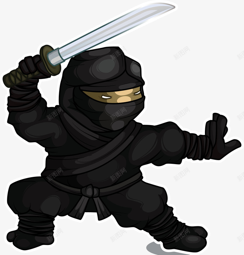日本忍者特工png免抠素材_新图网 https://ixintu.com 东瀛 忍者 日本 武士 武士道 特工