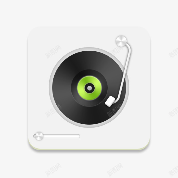 音乐播放器png免抠素材_新图网 https://ixintu.com 卡通 圆盘 手绘 指针 暂无视频ico 简图 音乐播放器 黑色的
