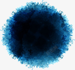蓝色粒子结构背景素材