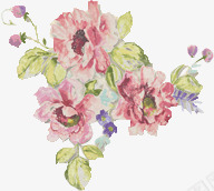 彩绘牡丹花粉红花朵花丛png免抠素材_新图网 https://ixintu.com 彩绘 牡丹花 粉红 花丛 花朵