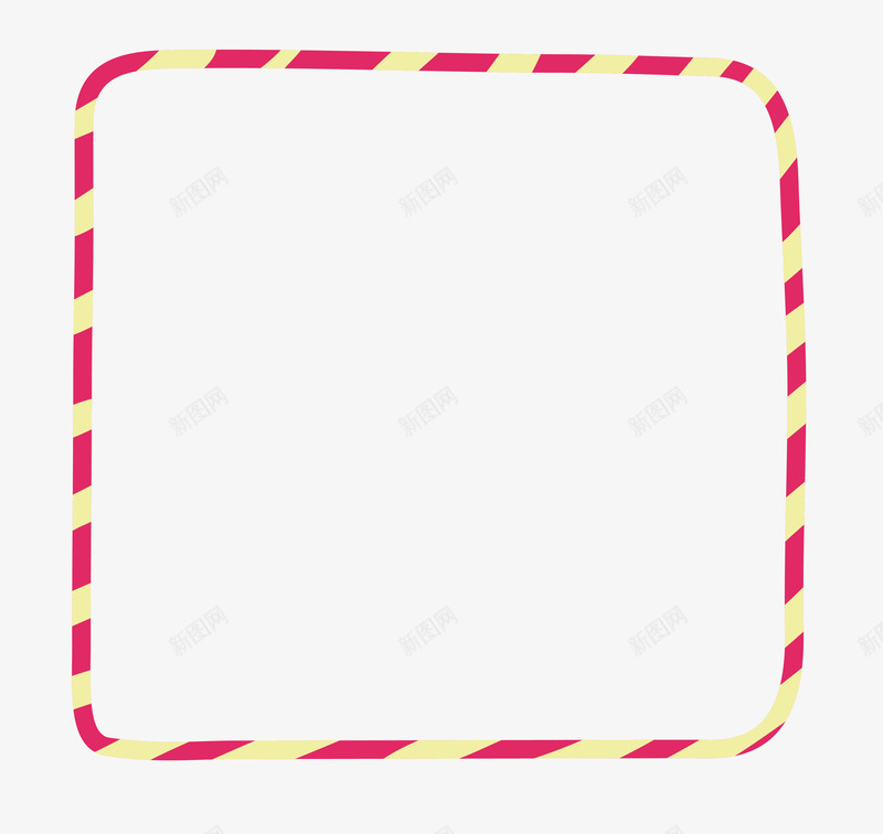 彩色条纹边框png免抠素材_新图网 https://ixintu.com 促销边框 双十一 双十一边框 彩色条纹 条纹边框 矢量png