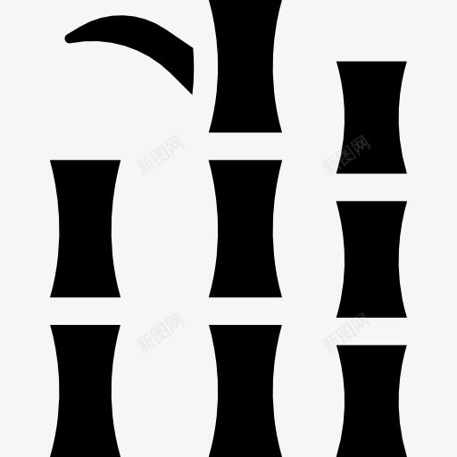 竹图标png_新图网 https://ixintu.com 日本 植物 竹子 自然