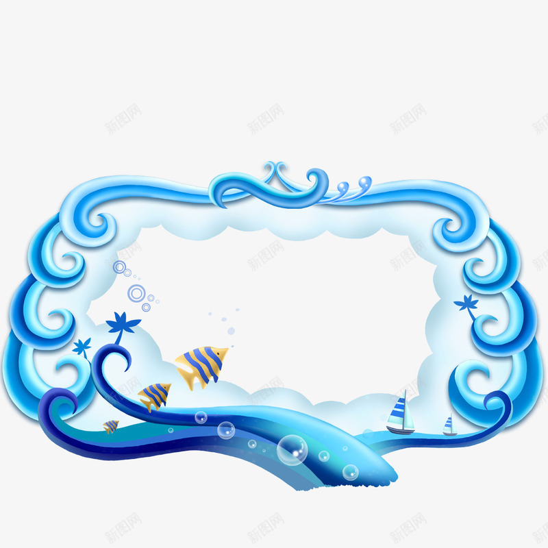 海浪卡通png免抠素材_新图网 https://ixintu.com 卡通 大海浪 日本海浪 日本海浪图 海水 海浪