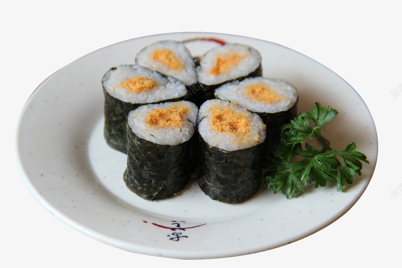 美味寿司png免抠素材_新图网 https://ixintu.com 大米 寿司 日本料理 盘子 美食 食物素材