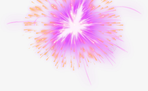 紫色炫光烟花元素png免抠素材_新图网 https://ixintu.com 元素 烟花 紫色