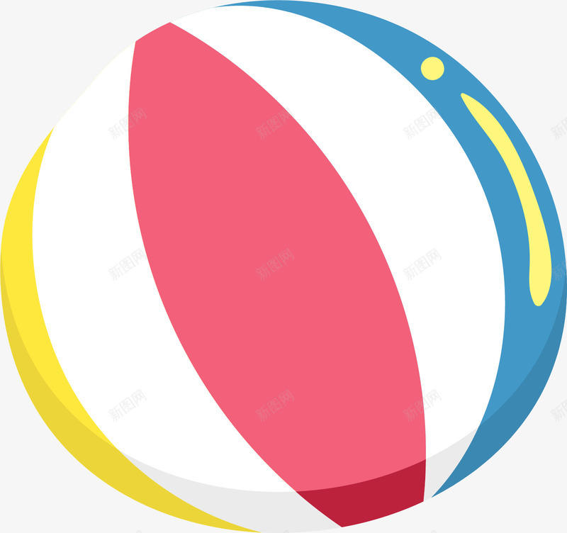 彩色卡通小皮球png免抠素材_新图网 https://ixintu.com 卡通玩具 小皮球 彩色 条纹 玩具 皮球
