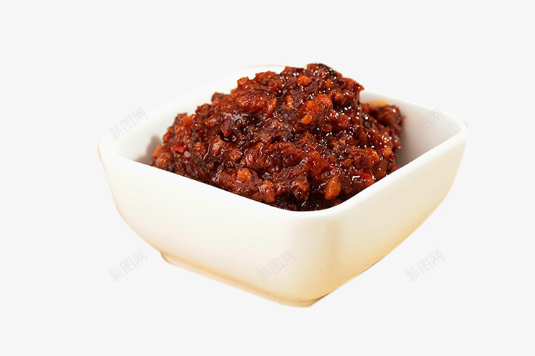 白色碗里的牛肉酱png免抠素材_新图网 https://ixintu.com XO酱 牛肉酱 白色 酱料 高清免费png素材