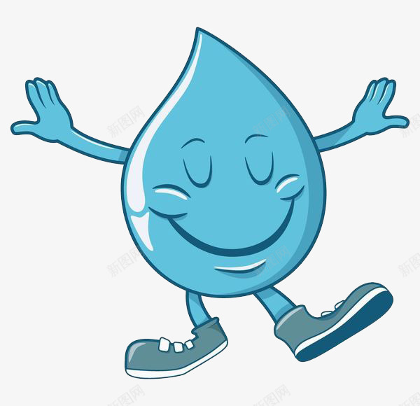 跳舞的水滴png免抠素材_新图网 https://ixintu.com 创意 卡通 平衡 水 水滴 水滴简笔画 水点 水珠 液体 跳舞 雨滴 露水 露珠