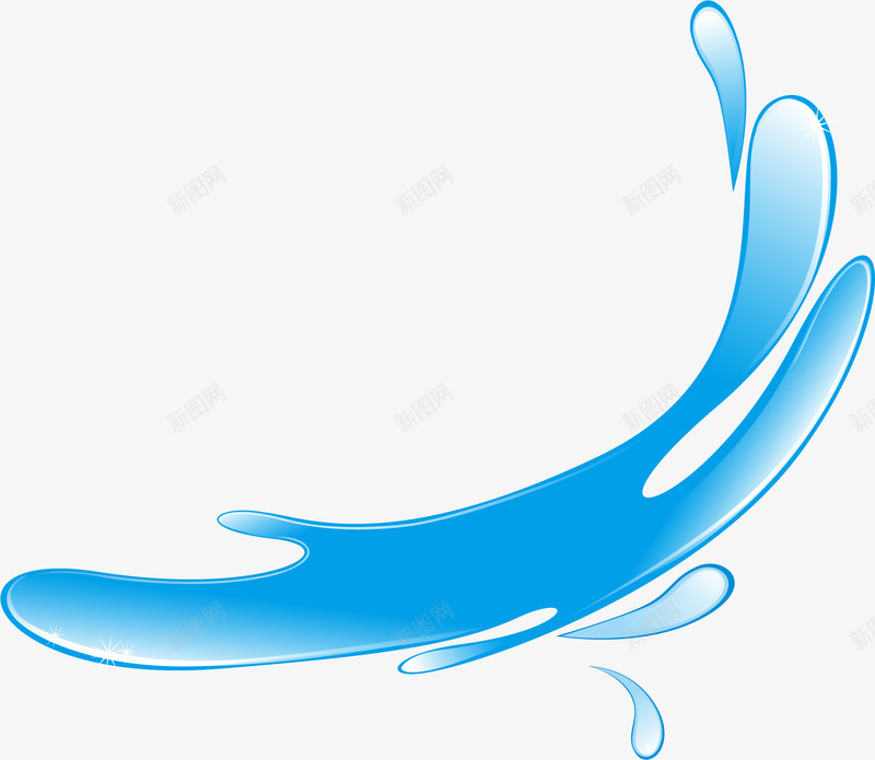 精美水滴水珠水花矢量图ai免抠素材_新图网 https://ixintu.com 水滴 水珠 水花 精美 矢量图