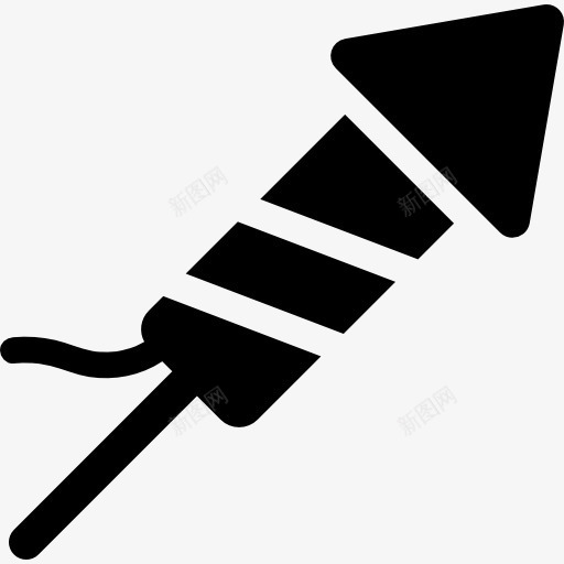 烟花图标png_新图网 https://ixintu.com 公园 工具 烟火 烟花 爆炸 箭头形状