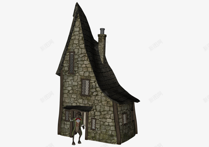 古代石头建筑png免抠素材_新图网 https://ixintu.com 古建筑 屋子 瓦房 石头建筑