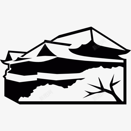 Kiyomizudera寺佛教在Kioto图标png_新图网 https://ixintu.com 京都 佛教 寺庙 日本 纪念碑 纯净水