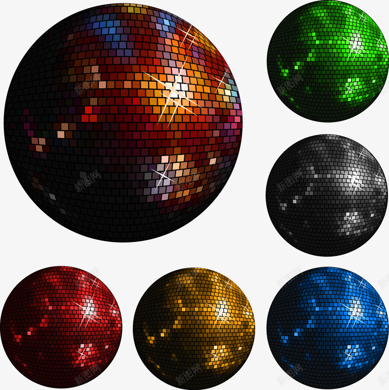夜店迪斯科球png免抠素材_新图网 https://ixintu.com disco 夜店 舞厅 迪厅 酒吧海报 闪亮 音乐