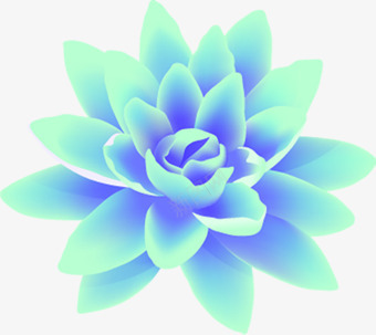 蓝色唯美卡通花朵分层png免抠素材_新图网 https://ixintu.com 分层 卡通 花朵 蓝色 设计