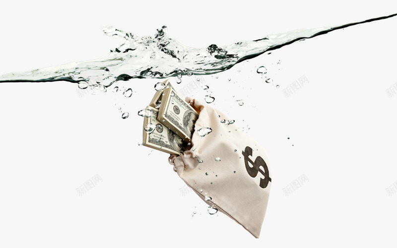 防水钱包图标png_新图网 https://ixintu.com 一叠美金 水珠 美金 钱包 防水 防水图标