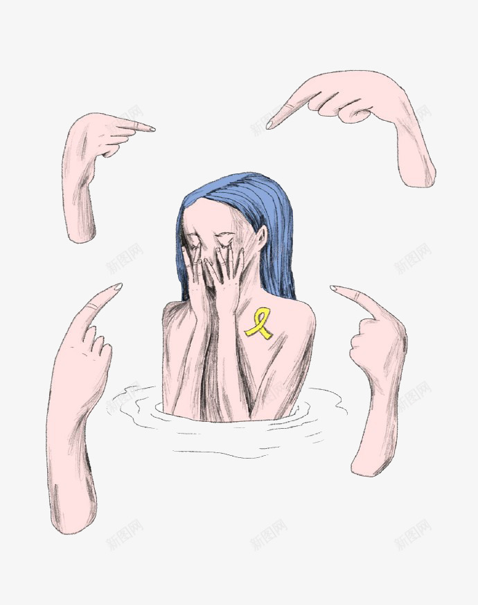 卡通手臂手势png免抠素材_新图网 https://ixintu.com 伤心 手势 手臂 指着人骂 指责