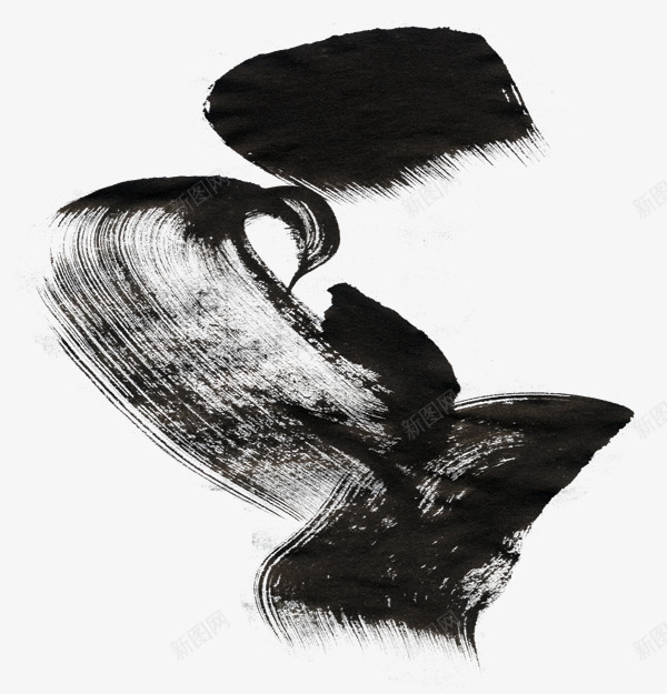黑色墨迹png免抠素材_新图网 https://ixintu.com 分层 剪切蒙版 墨迹 大面积 底纹边框 水墨 背景底纹 设计