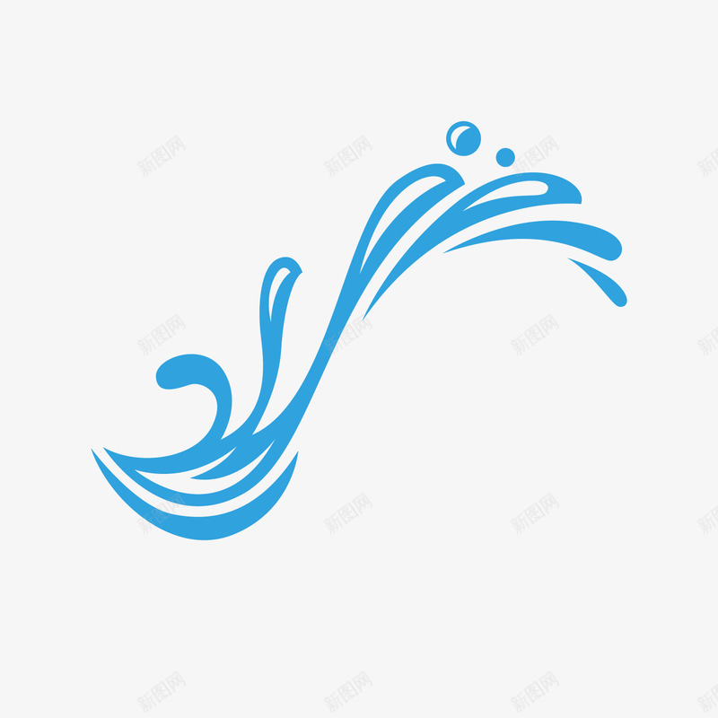 蓝色水纹路png免抠素材_新图网 https://ixintu.com 水滴 水纹 波浪 海水纹 蓝色