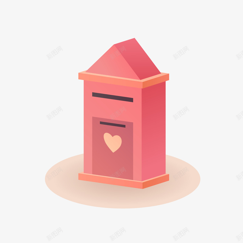 红色邮箱信箱粉红矢量图eps免抠素材_新图网 https://ixintu.com 信箱 免抠图PNG 粉红 红色 邮箱 矢量图