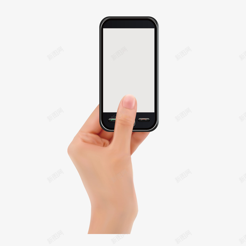 手拿手机png免抠素材_新图网 https://ixintu.com 手机 手素材 手设计 矢量手势 精美手势