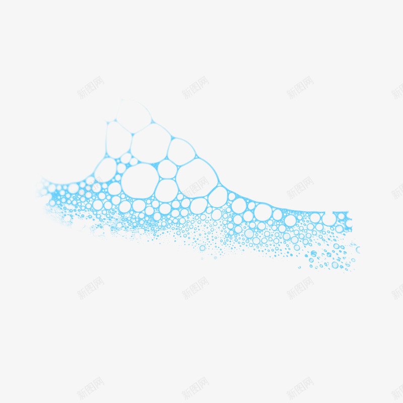 水花png免抠素材_新图网 https://ixintu.com 化妆品 水滴 网 蓝色 透明