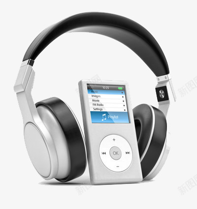 耳机听音乐png免抠素材_新图网 https://ixintu.com 歌声 电子产品 运动耳机跑步挂耳式 随身听