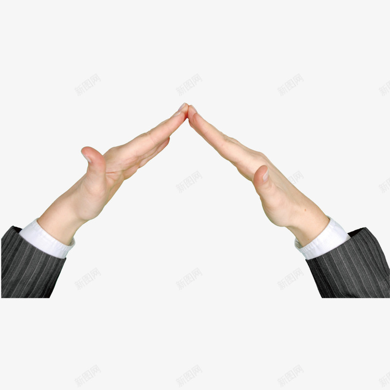 手语广告人矢量图ai免抠素材_新图网 https://ixintu.com 广告人 手势 手语 警犬 矢量图