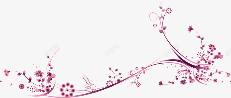 红色手绘梅花花枝png免抠素材_新图网 https://ixintu.com 手绘 梅花 红色 花枝