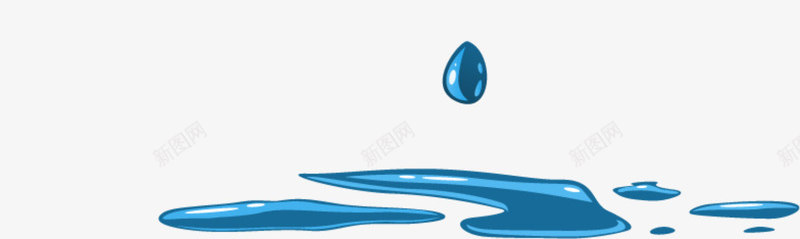 一滩蓝色水渍png免抠素材_新图网 https://ixintu.com 一滩水渍 水彩 水滩 滴落 蓝色水渍 蓝色水滴 飘落