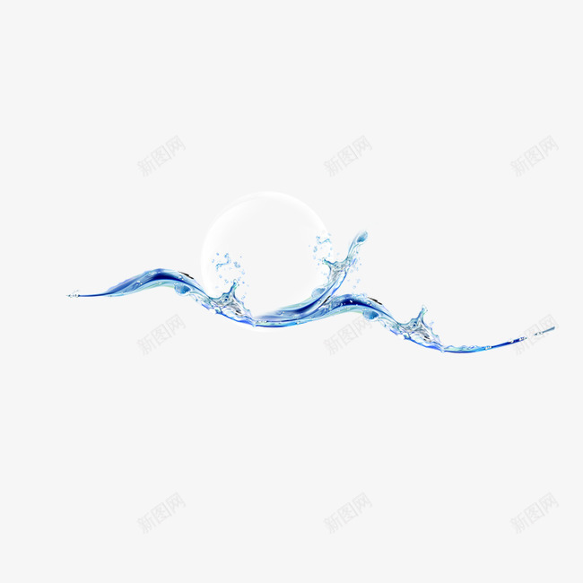 水滴png免抠素材_新图网 https://ixintu.com 梦幻水滴 水波 水纹