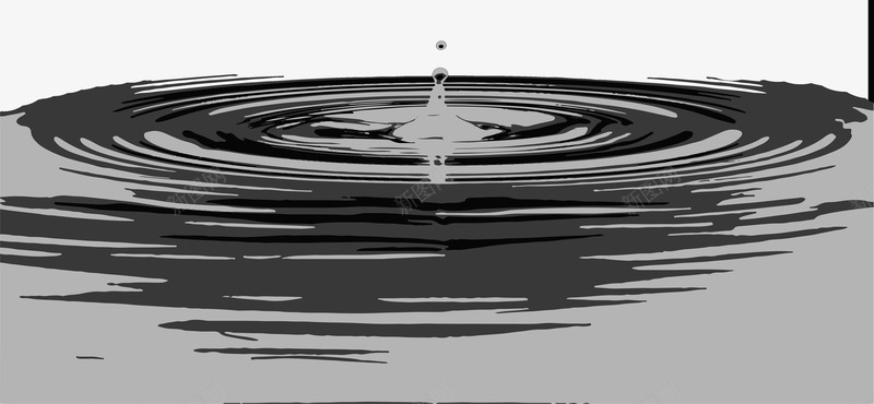世界水日水滴水波png免抠素材_新图网 https://ixintu.com 322 世界水日 水波 水滴 省水 节约用水 黑色