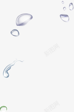 白色晶莹不规则水珠png免抠素材_新图网 https://ixintu.com 不规则 晶莹 水珠 白色