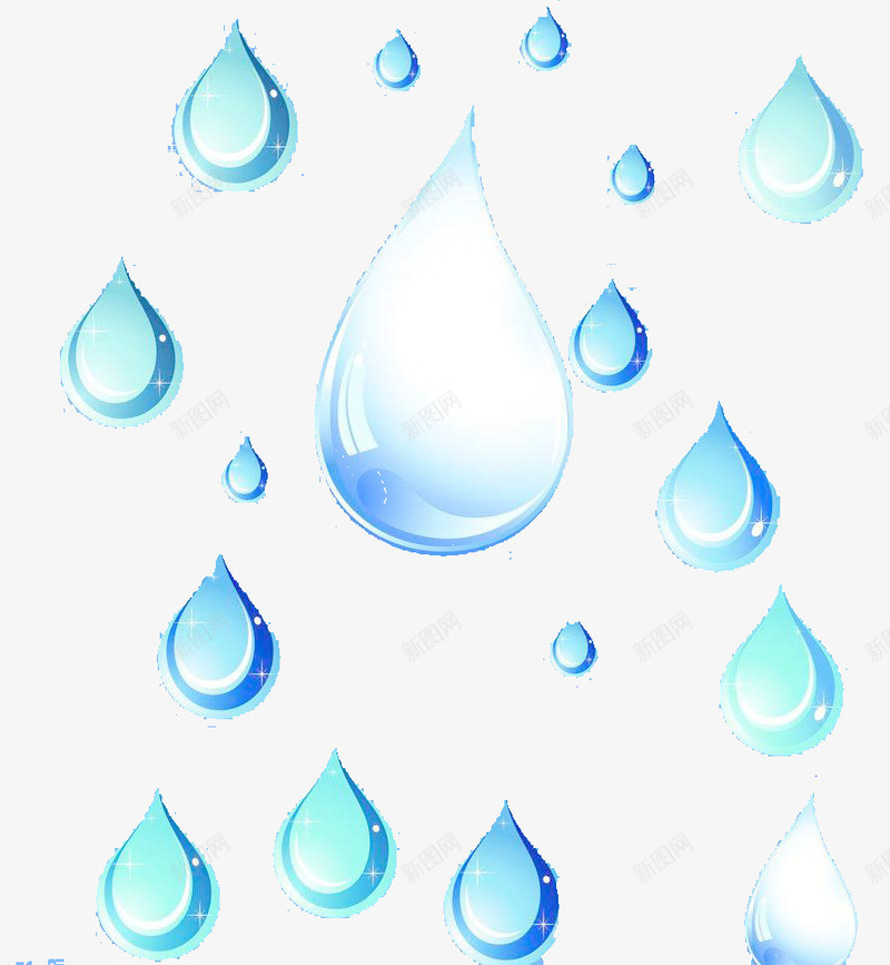 水滴飞溅png免抠素材_新图网 https://ixintu.com 水滴 水滴飞溅 泪滴 漂飞