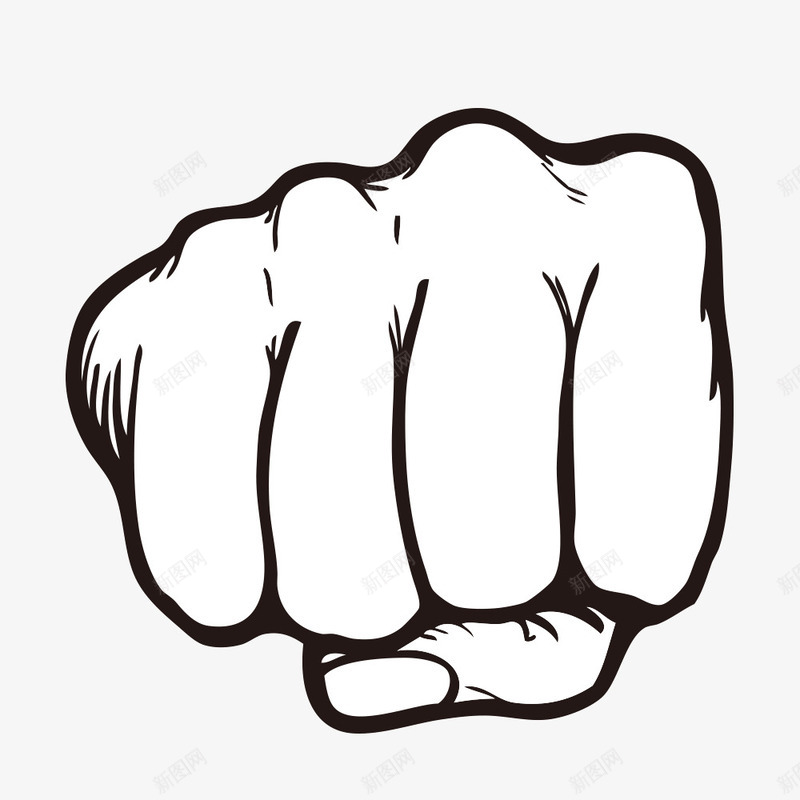 拳头png免抠素材_新图网 https://ixintu.com 手 手势 手握拳头 拳头 握拳 攥拳头